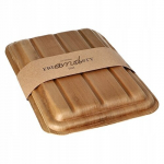 Palmilehtede kandik kaanega 25x17x6cm 10tk, Palmių lapų padėklas su dangteliu 25x17x6cm 10vnt.