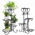 Metallist alus lillede jaoks, 4 korrust, 79 cm, loft stiilis
