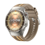 HUAWEI Watch GT6 Pro 46mm Titanium Alloy Case with Brown Woven Strap