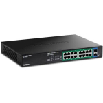 Toitejagaja PoE+ TRENDnet - TPE-TG182ES - 18 porta - 240 W - 16 Gigabit PoE+ porta - 2 SFP porta