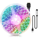 3m RGB LED valgusriba, kaugjuhitav valguslint, mitmev&auml;rvilised LED tuled, elutoa dekoratsioon.