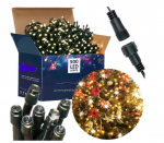 Field Christmas Garland 500 LED, 35 meetrit soe valge v&auml;lk