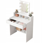 Riietuslaud , modernne loft-stiilis, LED-peegliga 80 cm