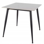 Laud Signal Meble Rion, 80x80 cm, valge/must