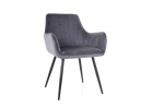 2 tooli komplekt Signal meble Velvet, hall