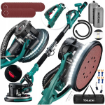 Krohvih&ouml;&ouml;vel, LED-valgusega + lihvimispaber, 2000W, Tokachi