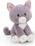 Nici pl&uuml;&uuml;sist hall istuv kass 35 cm