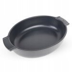 Peugeot Appolia 31cm ovaalne keraamiline kuju, tumehall