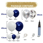 &Otilde;hupallivanikute komplekt erinevateks pidustusteks LIVMAN 011 koos &otilde;hupallipumbaga, 129 osa