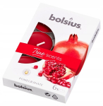 Bolsius "granat" l&otilde;hnak&uuml;&uuml;nlad (6 tk.)