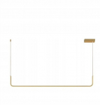 Patinar Led ripp lineaarlamp, 90 cm, 12w, 3000k, kuldne