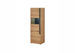 Vitriinkapp Imv City, 157 cm, tamm/antratsiit
