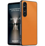 &bdquo;Mofan&ldquo; Texture kaaned - oranž (Xperia 1 VI)