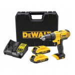 Akutrell/kruvikeeraja DeWalt DCD771D2-QW, 18 V, akuga