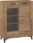 P&otilde;randal seisev vitriin Meblocross Sigma SIG-14, pruun