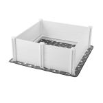 Kutsikakast reguleeritava uksega, 1220x1220x460 mm