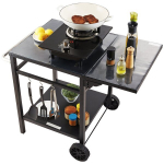 Grilllaud Vevor TB0100001, 97x64x75,5 cm, must