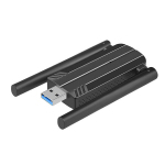 USB WLAN adapter antennidega