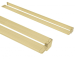K&auml;ter&auml;tikuivati-riiul du&scaron;iseinale Rea Evo, Brushed gold