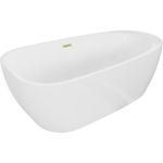 Vann Mexen Giada, 170 x 90 cm, White + Brushed gold &uuml;levool