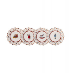 Villeroy & Boch taldrikute komplekt 24,5 cm, Toy's Delight juubeliversioon, 4-osaline