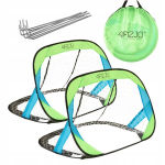 Kokkuvolditavad, iseenesest lahtikerivad laste jalgpalliv&auml;ravad, 2 tk