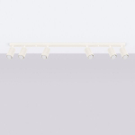 Sollux Lighting laevalgusti Karbon 6L, beež