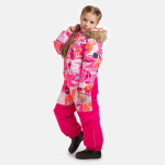 Kombinesoon WILLE 2, neoon roosa mustriga/ fuksia 128