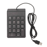 Juhtmega numbriklaviatuur, 18 klahvi, USB, plug & play, mini