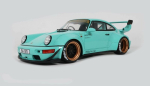 Diecast mudel Gt Spirit Gt951 Porsche 911 Rwb Tiffany 2020 1/12