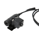 7,1 mm gerklės mikrofono ausinės, skirtos &bdquo;Xiaomi 2 Way Radio&ldquo;, PTT adapteris, suderinamas su gerklės mikrofono ausine