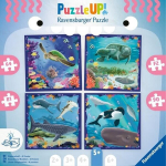 Ravensburger pusle Puzzle UP! - Meerestiere (64, 72, 81 and 90-osaline)