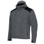 Soe meeste fliisjakk HUSKY, Texar, lukuga ja kapuutsiga, Hall