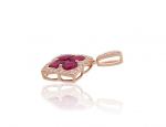 Kullast ripats teemantidega Diamond Sky "Diamond Flower IX", Golden
