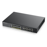 V&otilde;rgul&uuml;liti &ndash; Zyxel Gs1900-24ep hallatav Gigabit Ethernet PoE must, Juoda