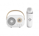 Mini karaoke masin Bluetooth k&otilde;lariga, valge