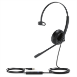 Handsfree seade Yealink UH34 MONO TEAMS headphones/headset Wired Head-band Office/Call center USB Type-A Black