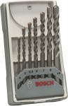 Betoonipuuride komplekt Bosch Silver Percussion, 7 osa.