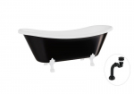 Vann Besco Amelia B&W 190, Black/White+White, sifooniga Klik-klak Black
