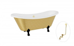 Vann Besco Amelia Glam 190, Gold+Black, sifooniga &uuml;levooluga Klik-klak Gold