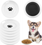 Foydream keraamilised koerakausid, 6 tk, 250 ml, k&otilde;rgendatud koerakauss libisemiskindla silikoonist alusega, koerakausside komplekt v&auml;ikestele koertele ja kassidele, ideaalne Conservar poolt