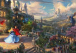 Pusle 1000 t&uuml;kki: Thomas Kinkade: Kaunitar ja mets, tants v&otilde;lumaailmas, &Uuml;tle