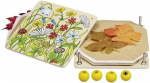 Lillelille - Goki - Preeri - Puit - 6 plaati - 17,5 x 17,5 x 4,5 cm