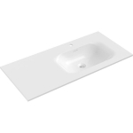 Kraanikauss Mexen Vela, Right, 101 x 46,5 cm, White matt