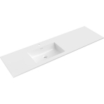 Kraanikauss Mexen Otis, Left, 161 x 46,5 cm, White glossy
