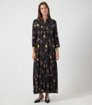 Y.A.S naiste kleit SAVANNA 26022663*14, must/kollane