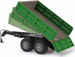 Jamara treiler RC puldiautole Tipper Trailer Green for RC-Tractor 1:16 1050