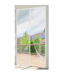 Wzlxcxxy Magnetiline s&auml;&auml;sev&otilde;rk uksele 85 &times; 230 cm, valge