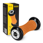 Massaažirull roller ogadega 4FIZJO, 7 x 17 cm, oranž, massaažirull, lihasemasseerija, treeninguteks, harjutusteks