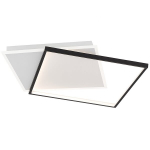 LED laevalgusti plafoon 50x50cm must-valge 120W puldiga, h&auml;mardatav, muudetav v&auml;rvitemperatuur, kaasaegne